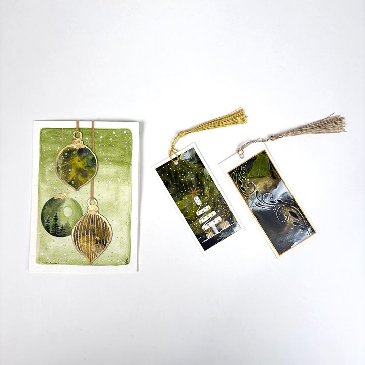 Alcohol-based inks Christmas cards Level 1 (Univers M)