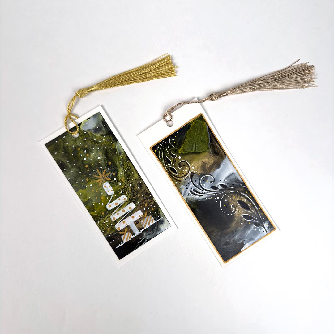 Alcohol-based inks Christmas cards Level 1 (Univers M)