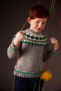 M6521 - Baptiste circular jacquard sweater