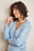 M6462 - Patron Pull col en V Blanche