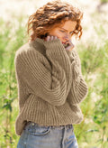 Pull raglan en côtes Carla English