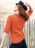 Pull en jersey à manches 3/4 Chiara