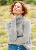 Pull en jersey à col roulé raglan Chloé