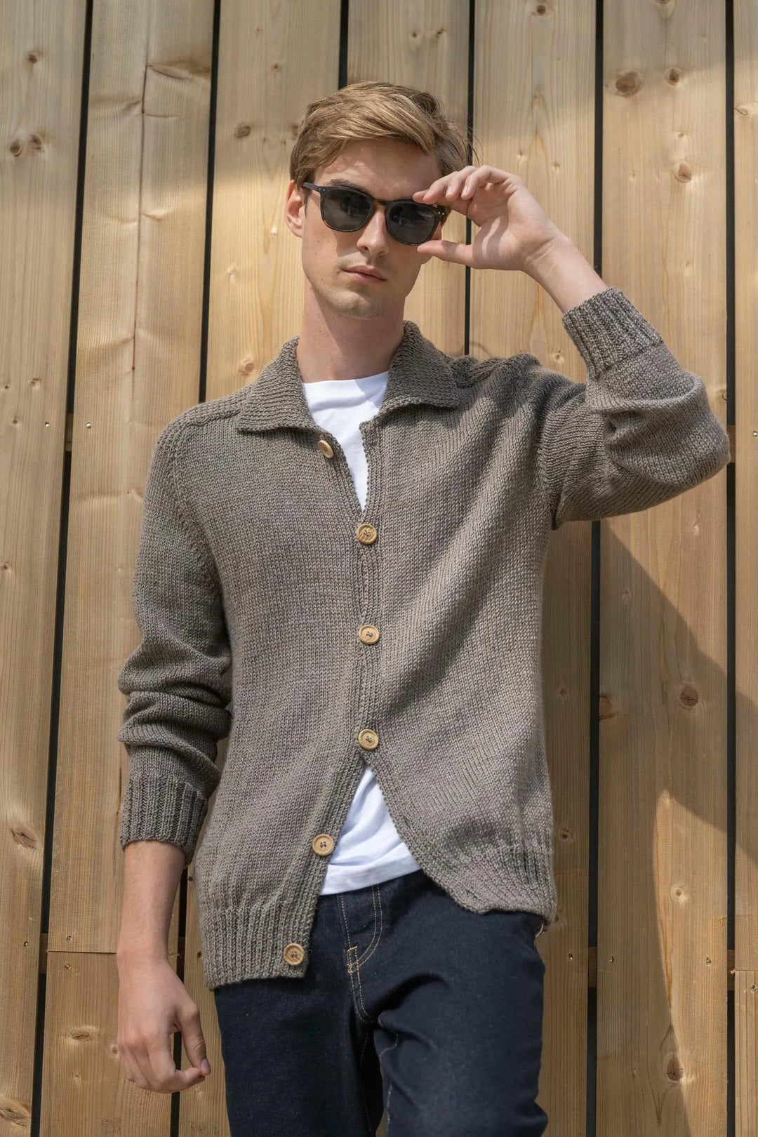 Bergère de France Canada - Iannis men's thin - sleeved hammer vest