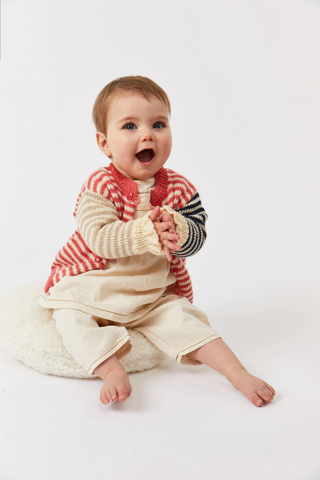 Bergère de France Canada - Iris striped cardigan
