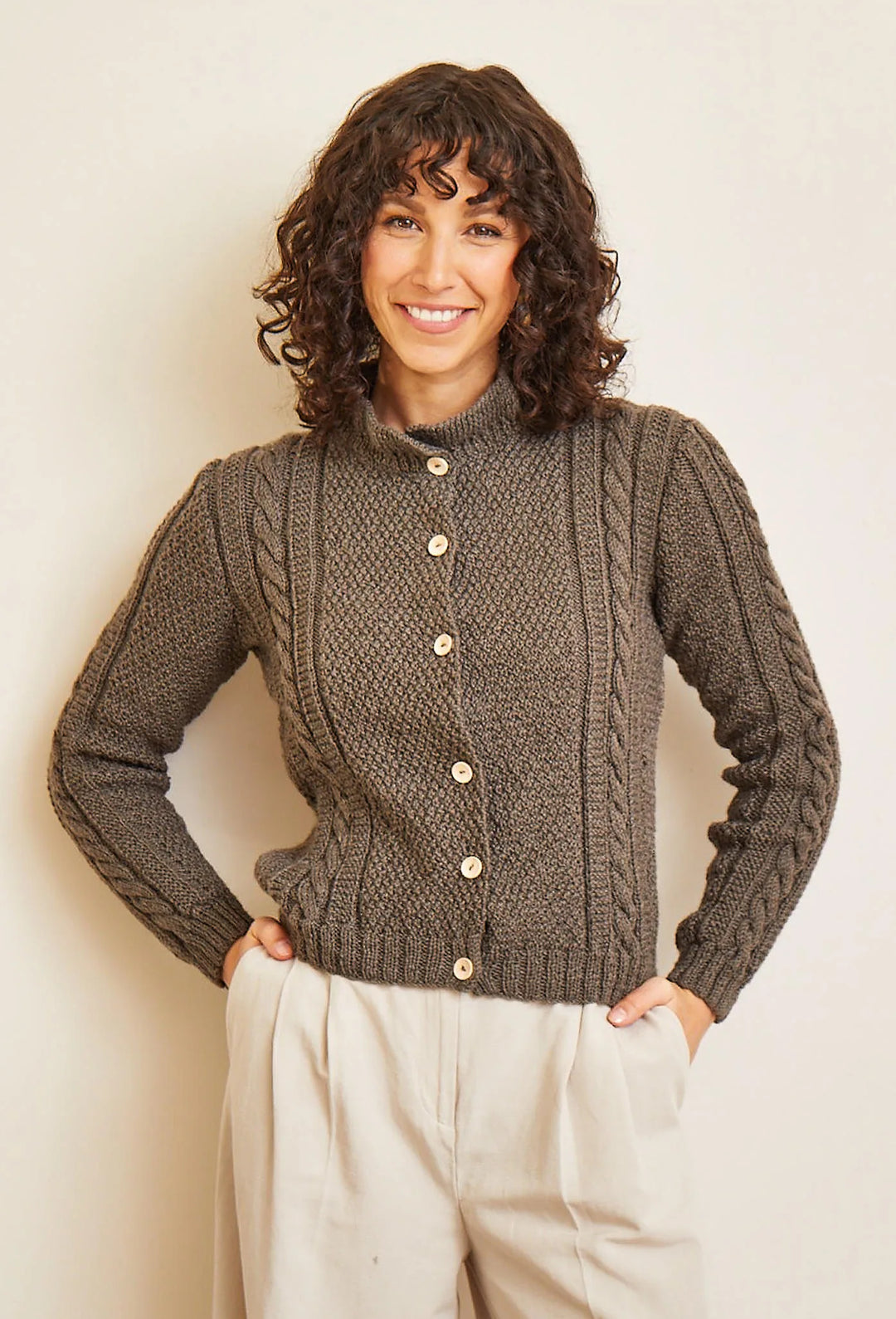 Bergère de France Canada - Isaline cable - knit cardigan