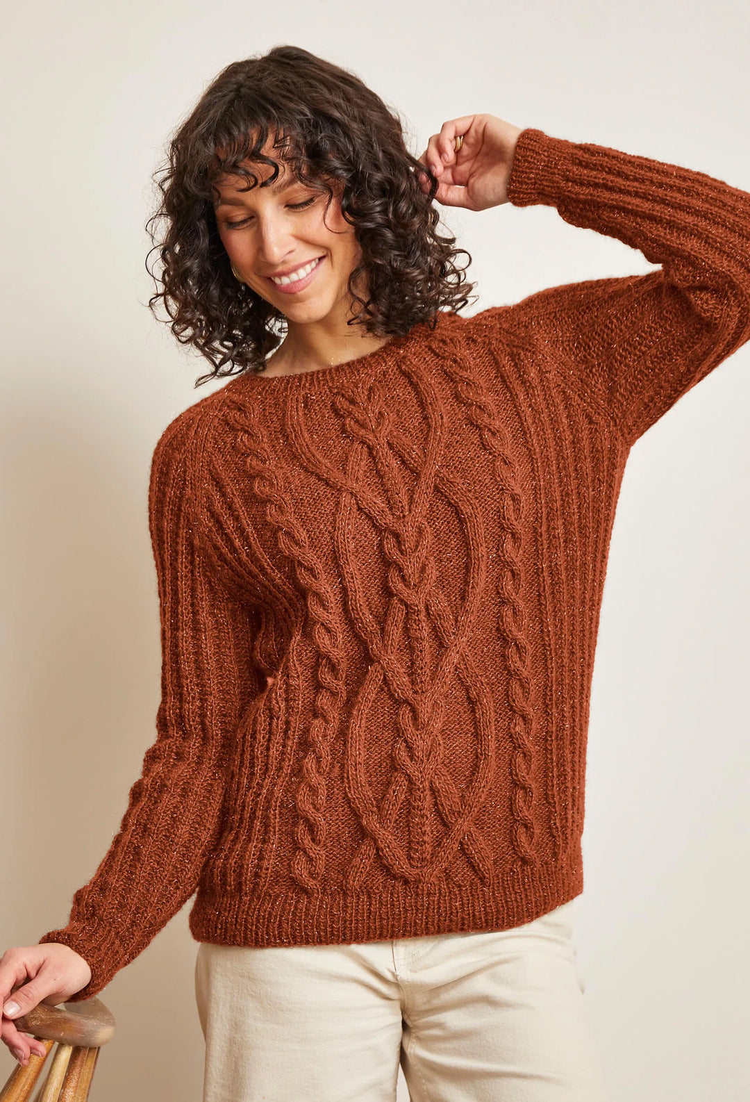 Bergère de France Canada - Lilou cable - knit raglan sweater