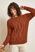 M6480 - Lilou cable-knit raglan sweater