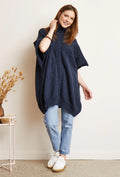 M6475 - Patron Poncho à torsades Romane