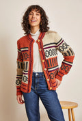 Kit Gilet jacquard et point fantaisie Salomé