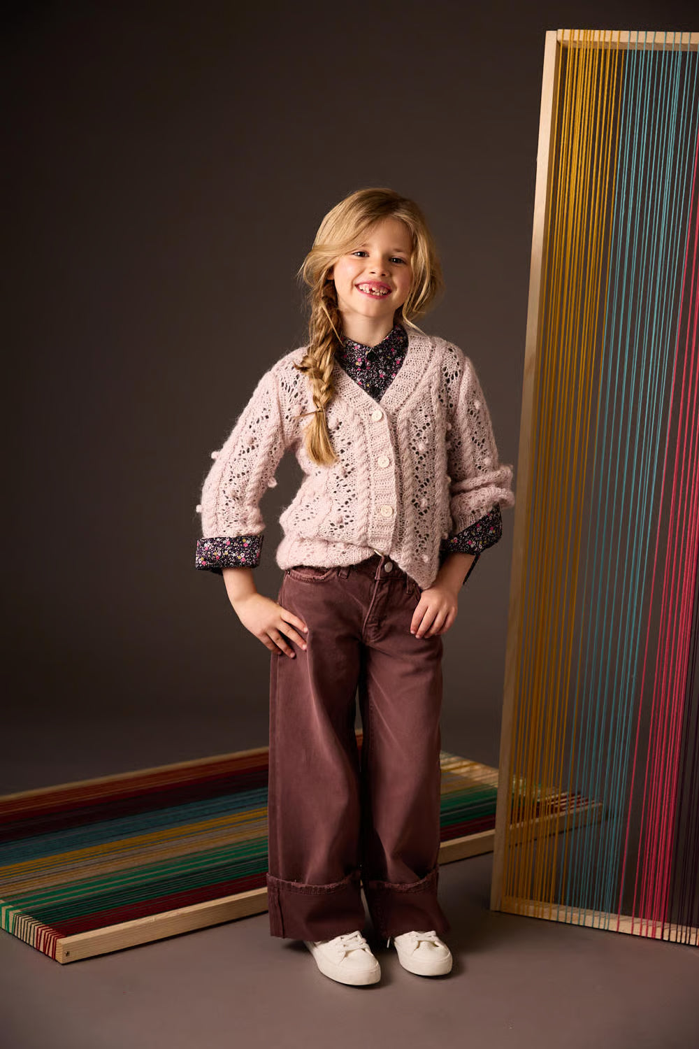 M6517 - Patron Cardigan en tricot Flavie avec des détails ajourés