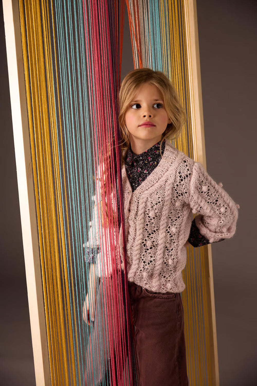 M6517 - Patron Cardigan en tricot Flavie avec des détails ajourés