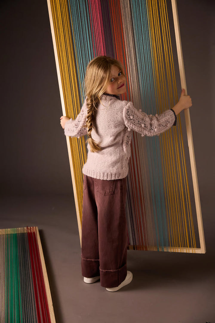 M6517 - Patron Cardigan en tricot Flavie avec des détails ajourés