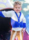 Patron Cardigan bicolore Barthelemy