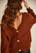 M6619 - Patron Gilet empiècement point mousse Léa