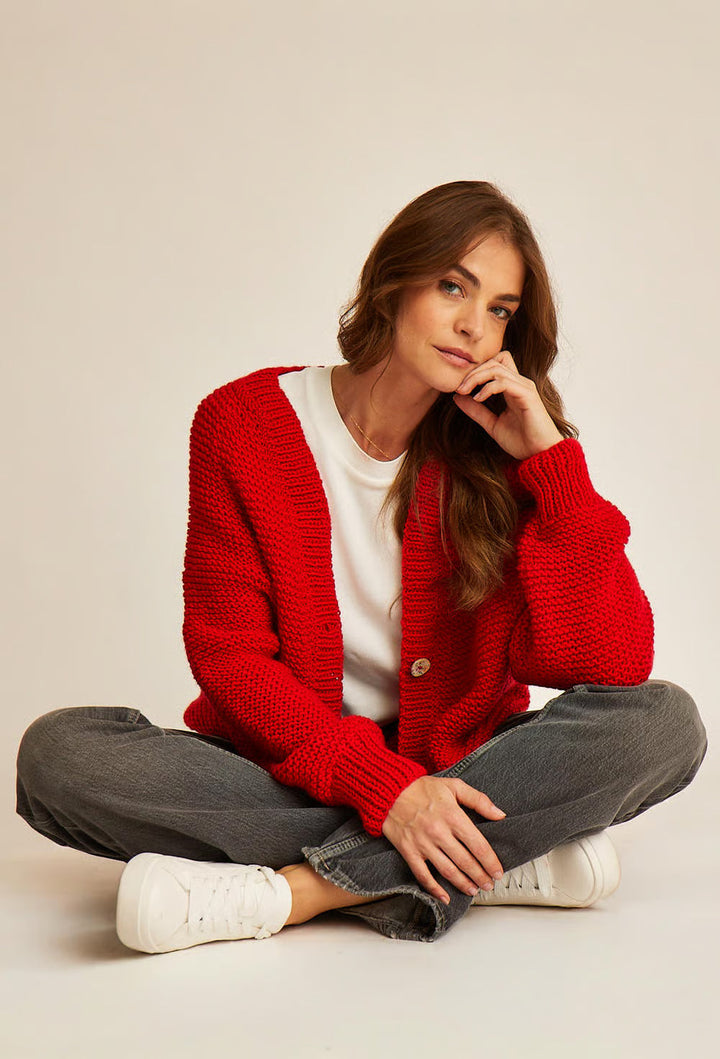 M6618 - Patron Gilet empiècement point mousse Stella