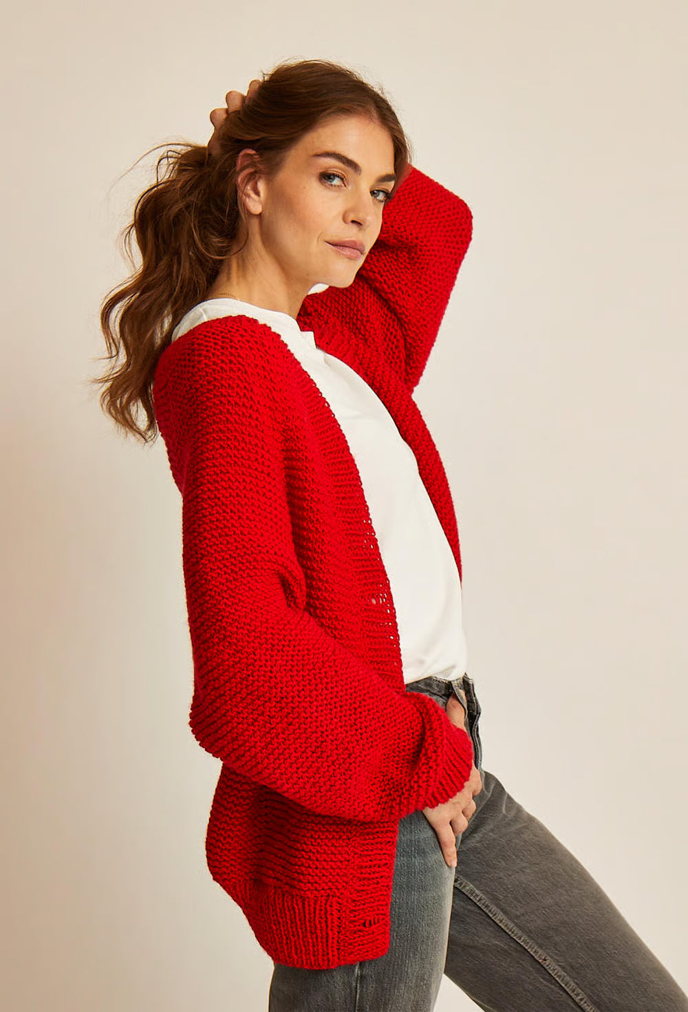 M6618 - Patron Gilet empiècement point mousse Stella