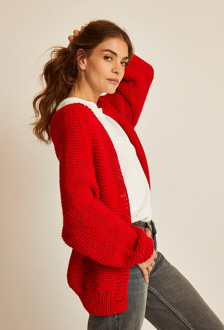 M6618 - Patron Gilet empiècement point mousse Stella