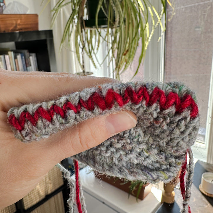 Grafting and three-needle bind-off