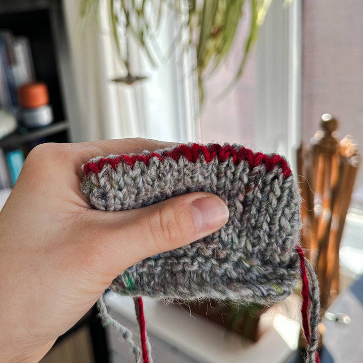Grafting and three-needle bind-off