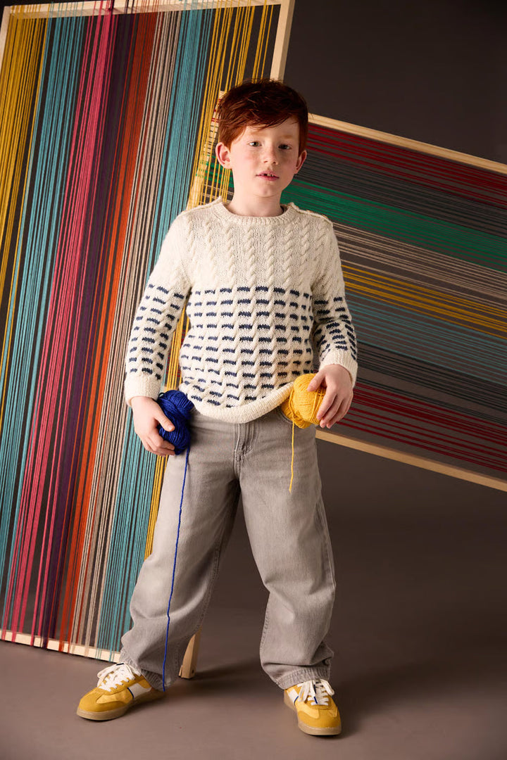 M6522 - Patron Pull en tricot Iannis