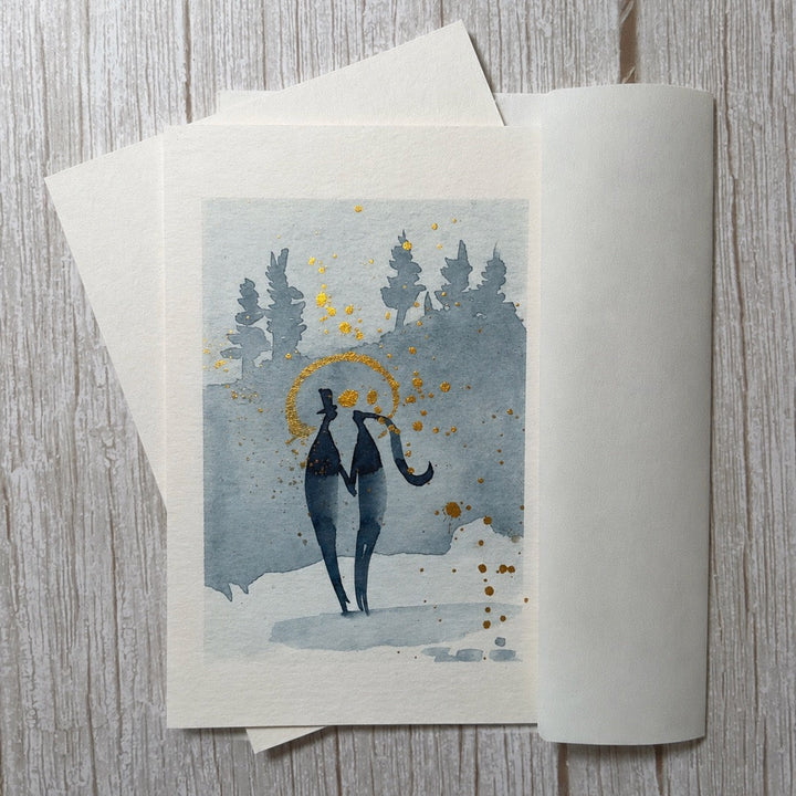 Créer des cartes à l’aquarelle inspirées du sumi-e (Univers M)
