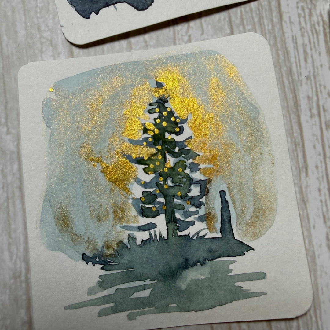 Créer des cartes à l’aquarelle inspirées du sumi-e (Univers M)