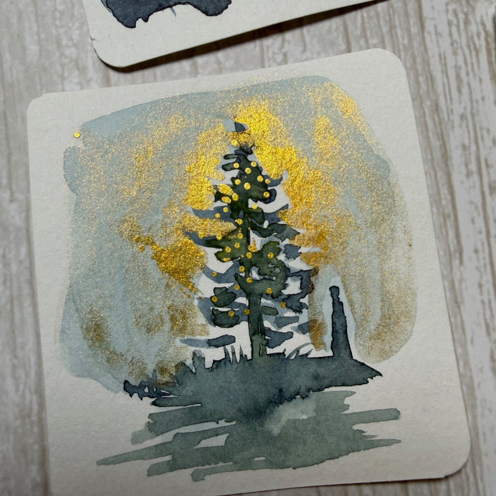 Créer des cartes à l’aquarelle inspirées du sumi-e (Univers M)