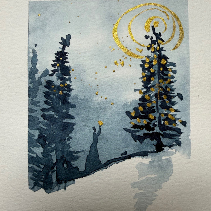 Créer des cartes à l’aquarelle inspirées du sumi-e (Univers M)