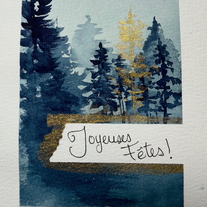 Créer des cartes à l’aquarelle inspirées du sumi-e (Univers M)