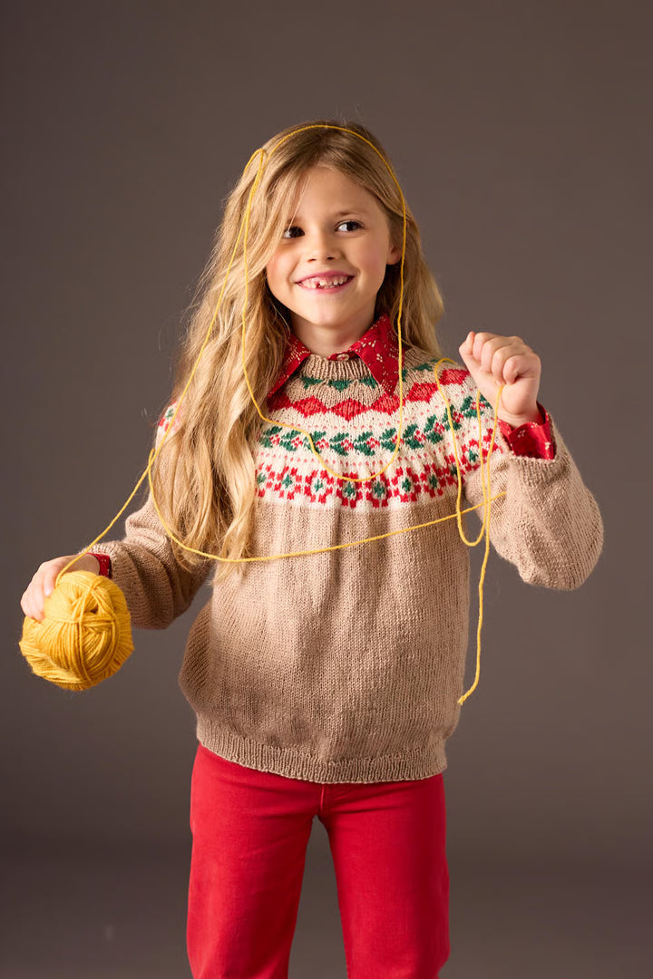 Pull jacquard circulaire Isa - M6518