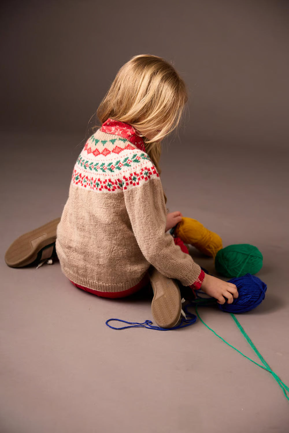 Pull jacquard circulaire Isa - M6518