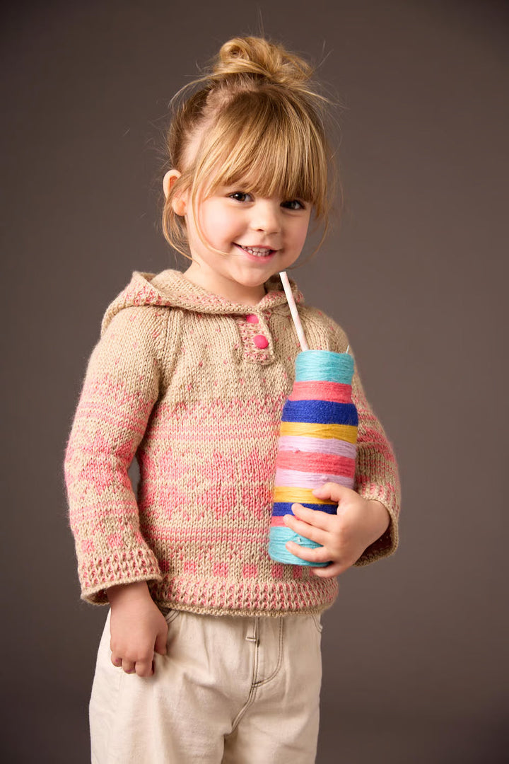M6507 - Patron Pull jacquard à capuche Isaline