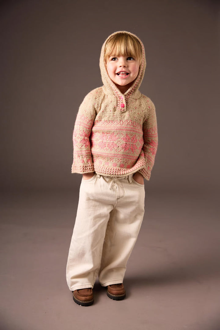 M6507 - Patron Pull jacquard à capuche Isaline