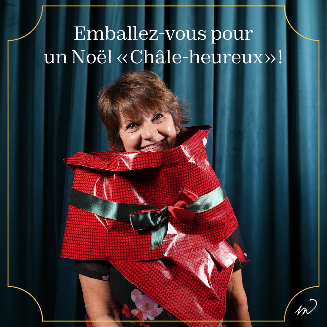 La boîte cadeau-tricot : Emballez-vous pour un Noël "châle-heureux"