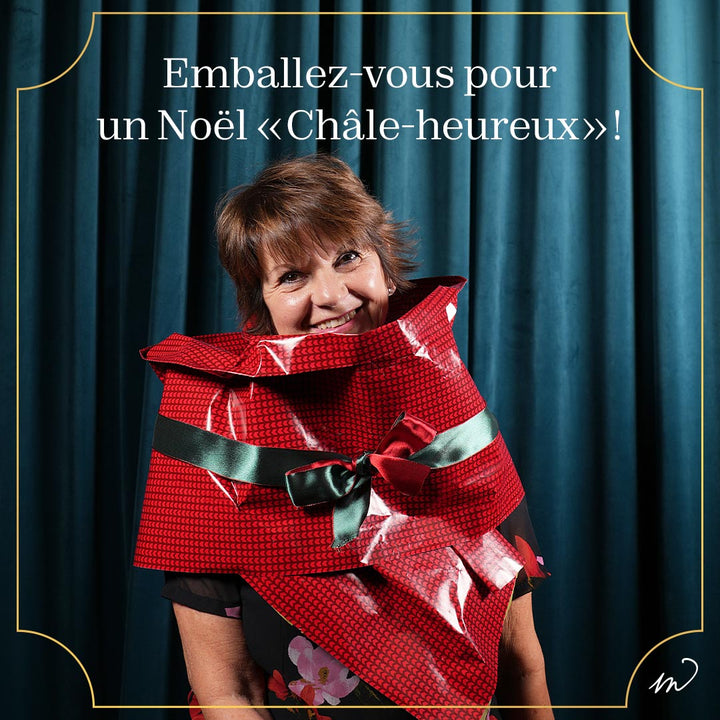 La boîte cadeau-tricot : Emballez-vous pour un Noël "châle-heureux"