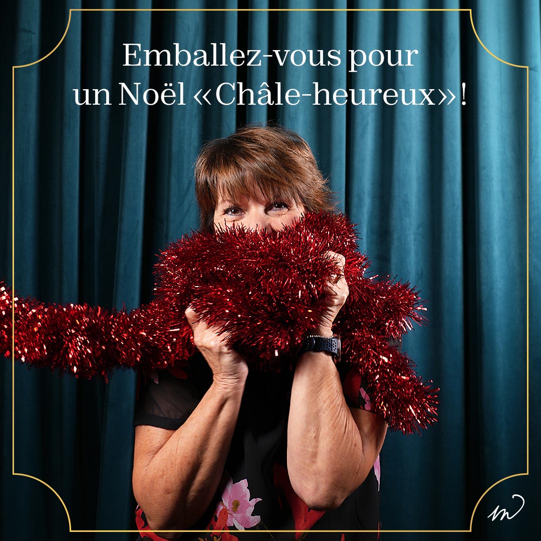 La boîte cadeau-tricot : Emballez-vous pour un Noël "châle-heureux"