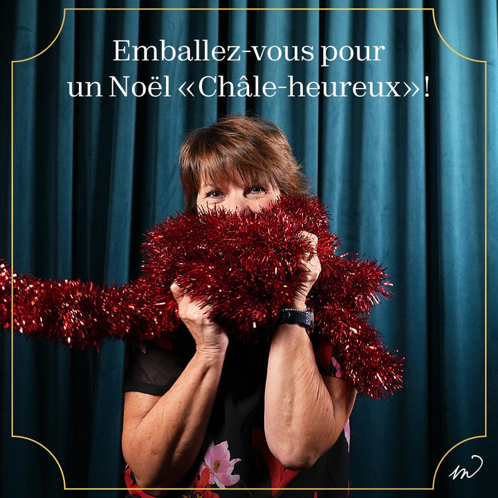 La boîte cadeau-tricot : Emballez-vous pour un Noël "châle-heureux"