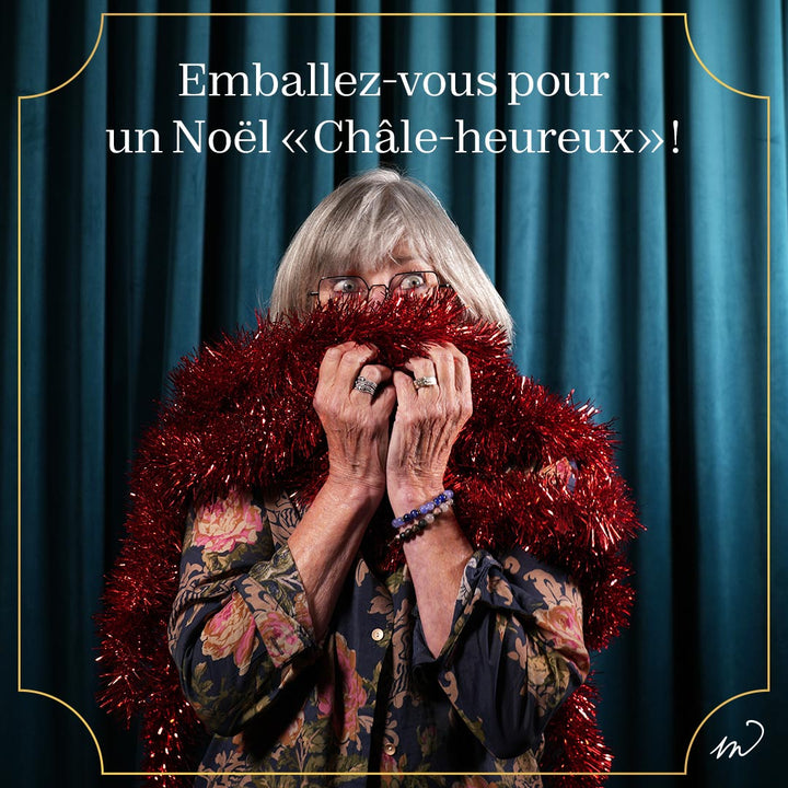 La boîte cadeau-tricot : Emballez-vous pour un Noël "châle-heureux"