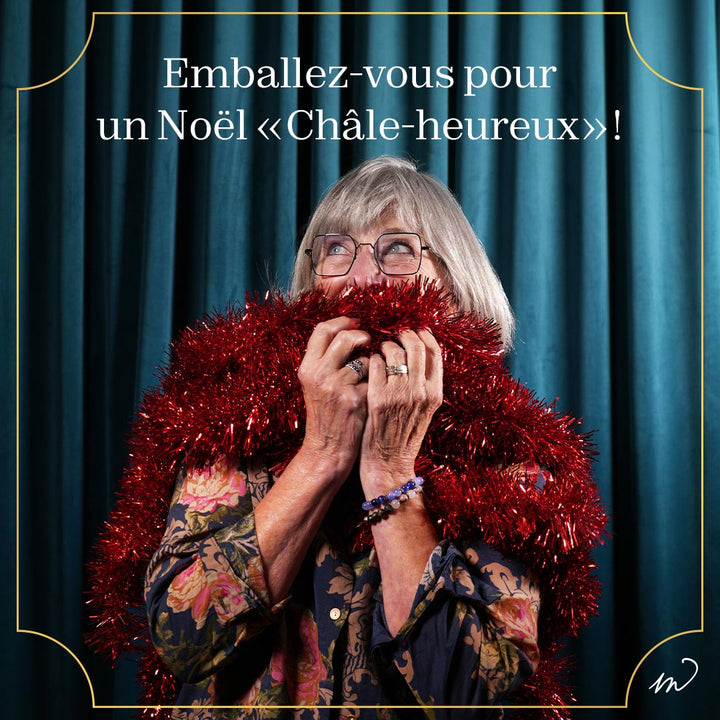 La boîte cadeau-tricot : Emballez-vous pour un Noël "châle-heureux"