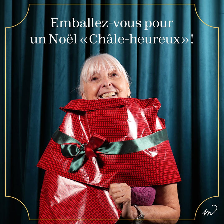 La boîte cadeau-tricot : Emballez-vous pour un Noël "châle-heureux"