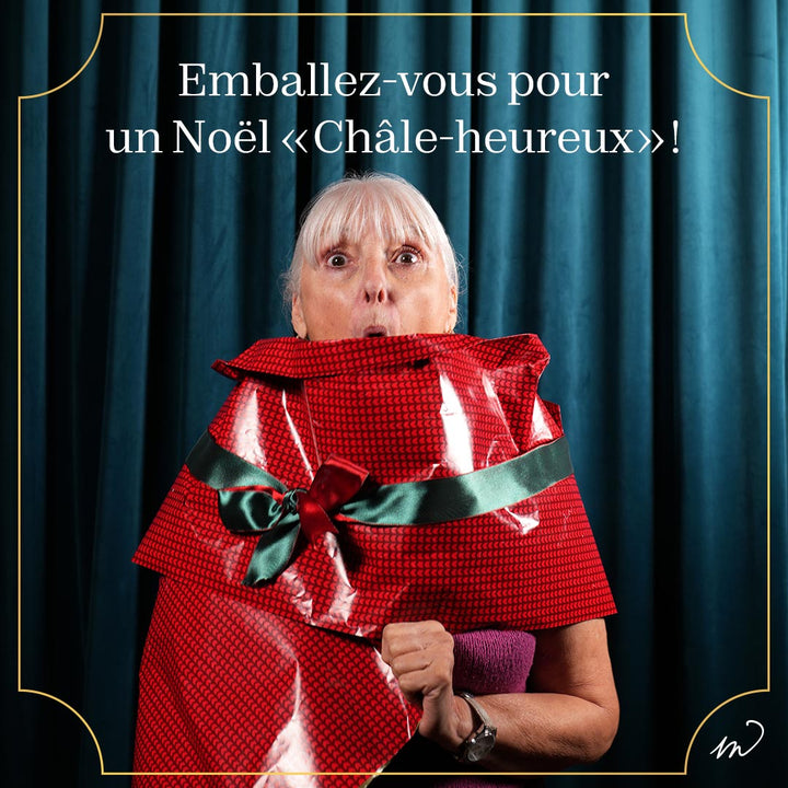 La boîte cadeau-tricot : Emballez-vous pour un Noël "châle-heureux"