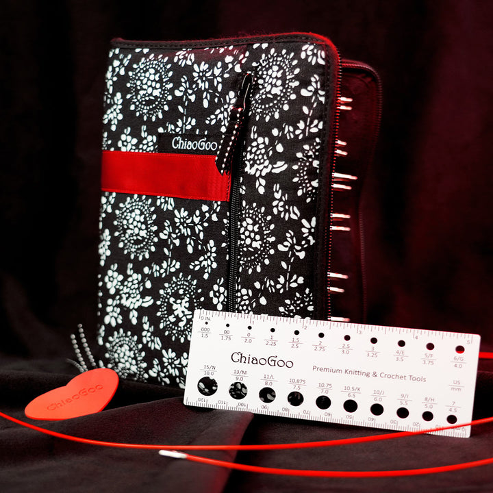 Ensemble complet d'aiguilles interchangeables TWIST RED LACE