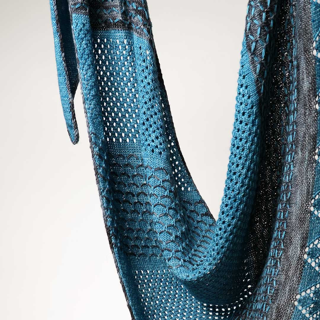 Patron - Châle Concerto de mailles