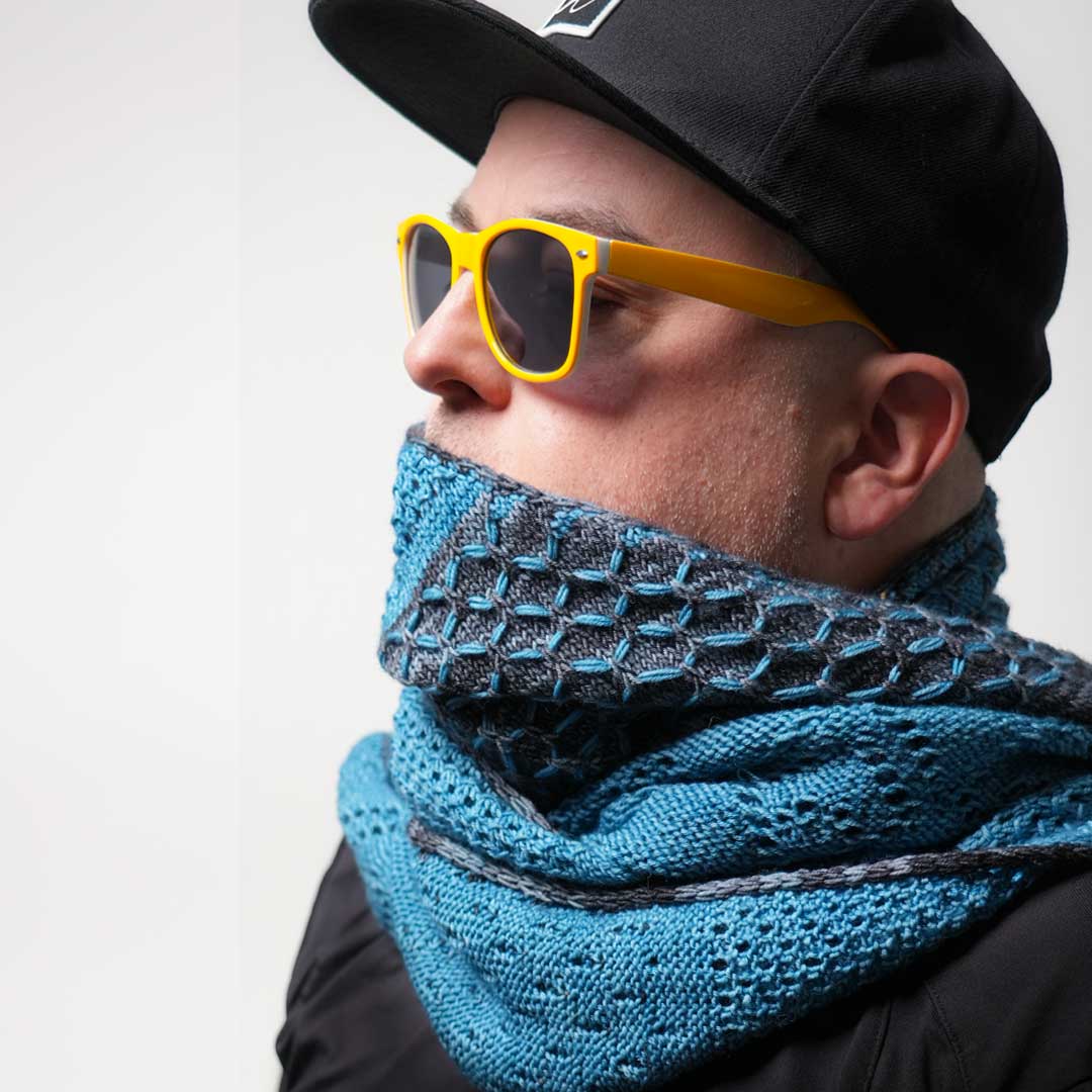 Patron - Châle Concerto de mailles