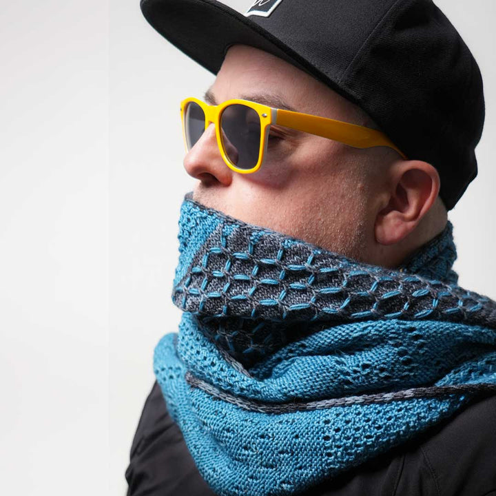 Patron - Châle Concerto de mailles