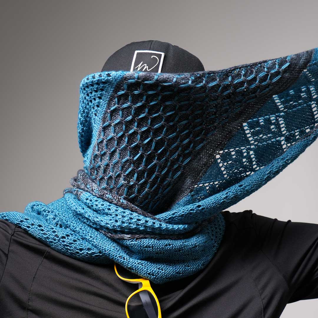 Patron - Châle Concerto de mailles