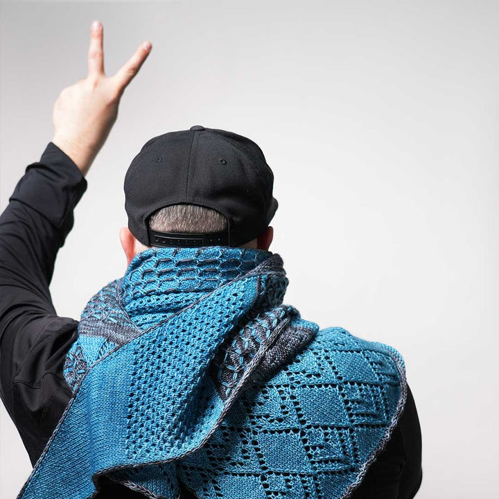 Patron - Châle Concerto de mailles