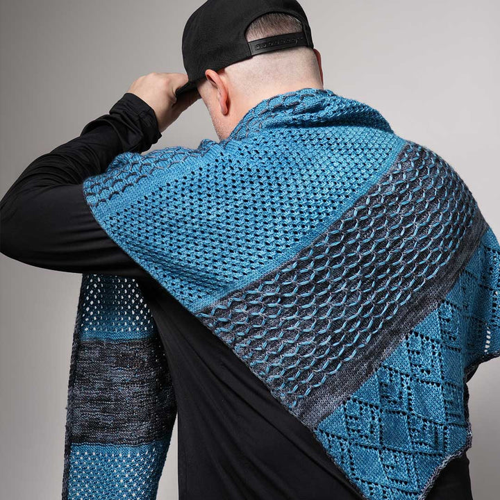 Patron - Châle Concerto de mailles