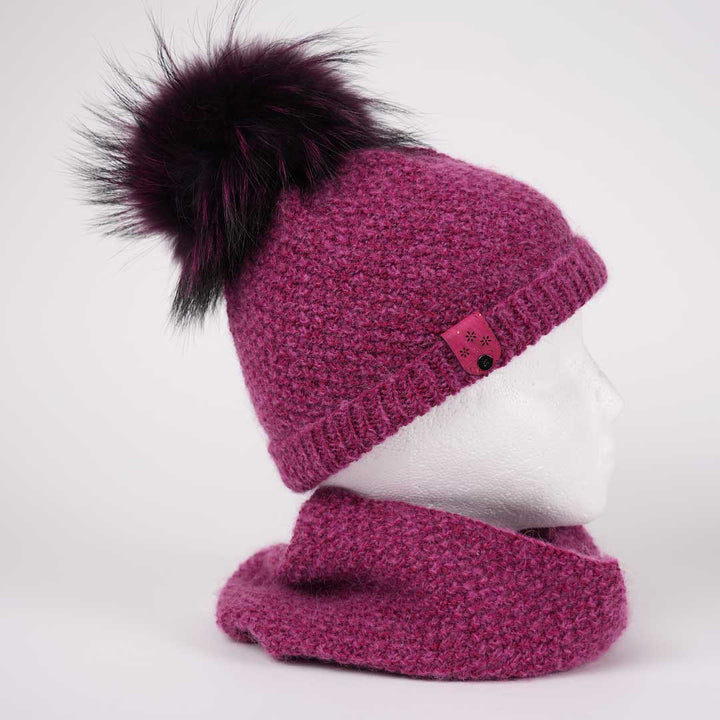 Les Tricopines Beanie and Cowl Kit – Diane